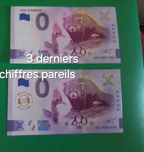 Billet zero euro zoo d - ,