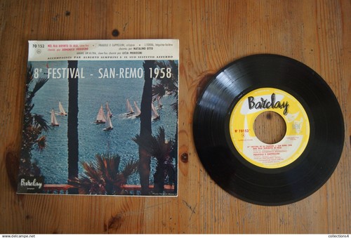 Festival san remo 1958 - san,