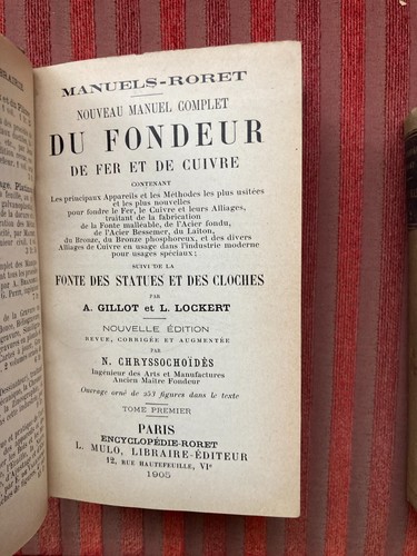 Manuel roret fondeur - manuel,