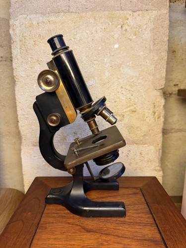 Ancien microscope laiton - ancien,