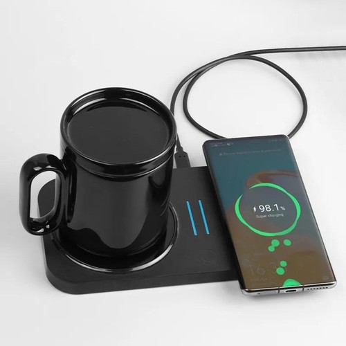 Chauffe tasse sans fil 4en1 - chauffe-tasse,