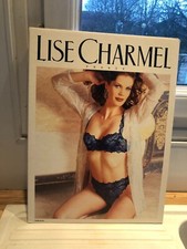 ANCIEN CARTON PLV AFFICHE LISE CHARMEL 42 X 31CM