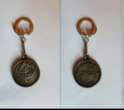 Porte clés cognac hardy 1863 - cognac,