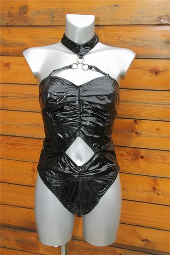Body latex vinyle - métal, noir