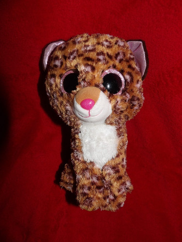 Peluche doudou léopard ou - doudou,