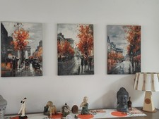 3 Tableaux Toile Imprimée