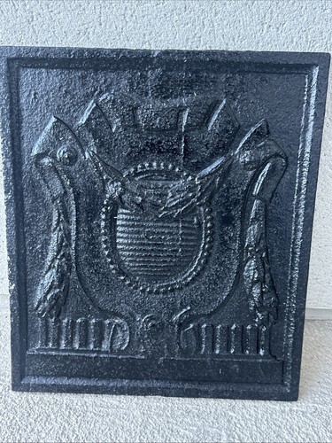 Ancienne plaque cheminée - ancienne,