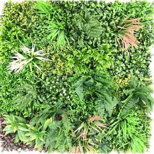 Plaque de feuillage artificiel