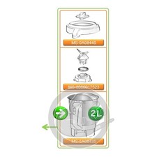 Kit couteau MS-0A08400 + bol