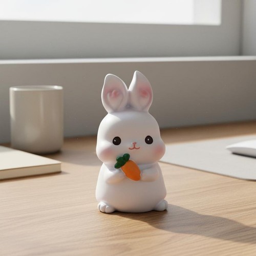 Figurine lapin mignon - figurine,
