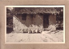 PHOTO - MADAGASCAR , MANTASOA - APICULTURE , RUCHES BOULES - 1968