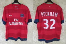 Maillot PSG PARIS SAINT-GERMAIN 2012 2013 DAVID BECKHAM 32 NIKE vintage shirt M