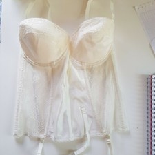 Mariage - Guêpière dentelle - Ivoire - Neuve avec étiquette - T100c - Envoi 48h