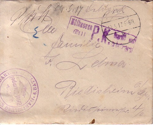 Guerre lettre fm avec - -,