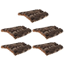  5 pièces de décor en écorce de liège : Toile de fond pour terrarium de reptiles