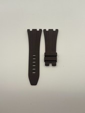 Bracelet en caoutchouc marron