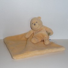 Doudou Ours Disney - Winnie - Mouchoir jaune