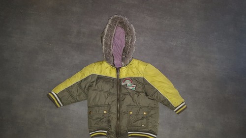 Manteau doudoune col fourrure