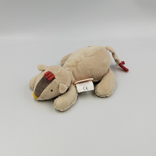 Doudou lion beige rouge les - lion,