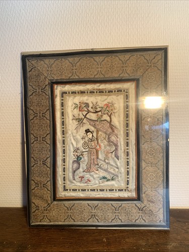 Ancienne broderie chine - broderie,