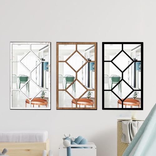 Miroir mural imitation