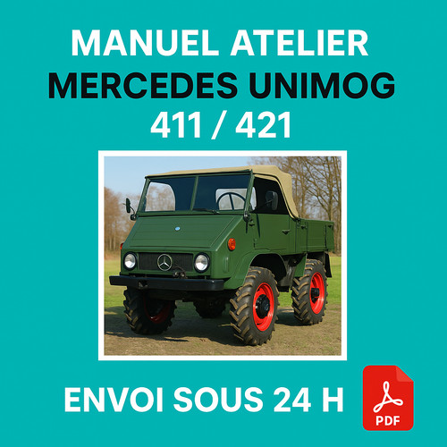 Manuel atelier mercedes unimog - atelier,