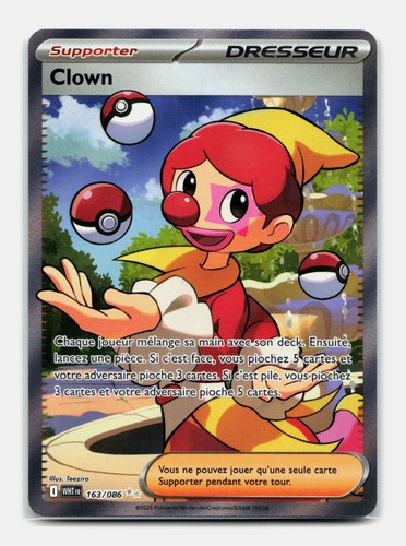 Carte pokemon clown - carte, ev