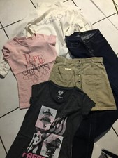 LOT FILLE 14.16 ANS JEAN ONLY FREEGUN CHEMISE KAPORAL JUPE & top PEPE JEANS