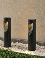2× Lampe LED solaire extérieure jardin déco moderne éclairage autonome...