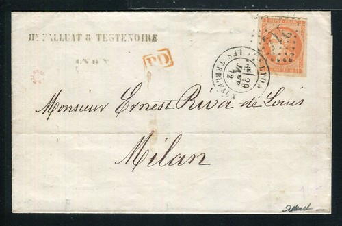 Superbe rare lettre - &,