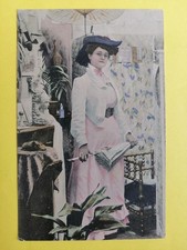 CPA Dos 1900 FRANCE FEMME LOGE FANTAISIE COQUINE Érotisme Ombrelle Chinoiserie