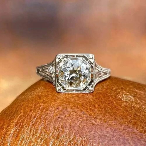 Bague mariage art déco 3 - bague, de