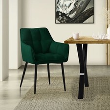 Chaise de salle à manger vert