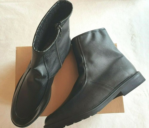 Bottines cuir noires - bottines, en