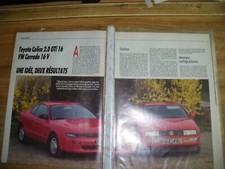 MATCH.......TOYOTA CELICA 2.0 GTi 16 VS VW CORRADO 16 V.........