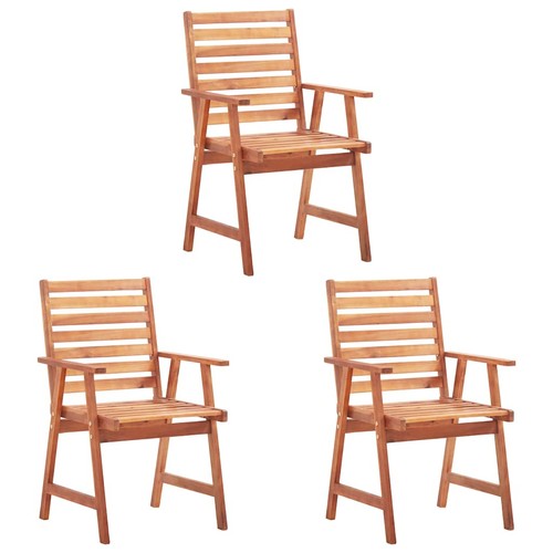 Acacia massif chaises - acacia, de