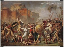 Les Sabines par David (1799) 1989 Affiche Originale Exposition