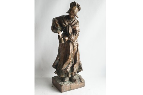 Sculpture porteuse eau - la, d'eau