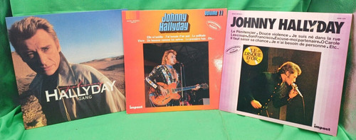 Lot disques vynil 33t - 33t, johnny