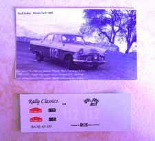 FORD ZODIAC RALLYE MONTE CARLO