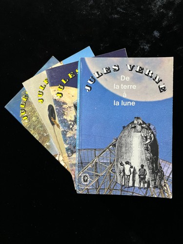 Jules verne lot 4 livres - jules,