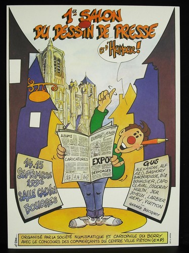 Affiche originale 1er salon - , du