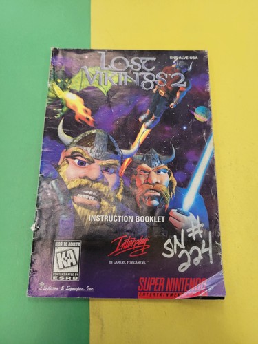 Lost vikings snes manual - lost,