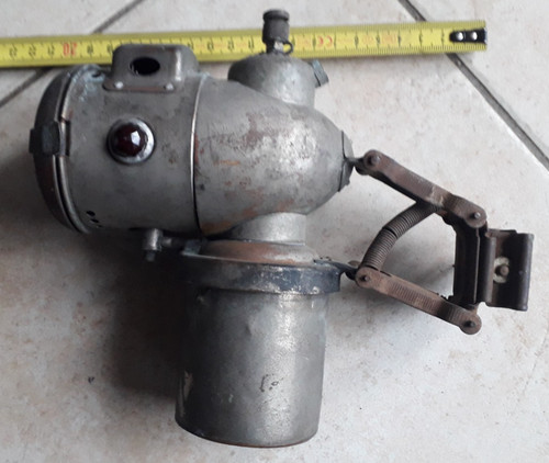 Ancienne lampe carbure - lampe, à
