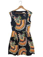 MAX & CO. Robe empire Dames Robe T EU 38 orange clair-vert style décontracté