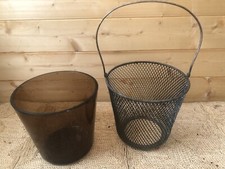 Jardiniere à Suspendre Cache Pot de Fleurs  ? Verre Et Métal .