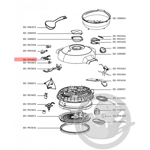 Poussoir bille cookeo - bille, moulinex