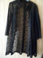 Déshabillé dentelle noire. Taille 38. D'occasion.  