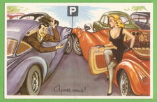 CARRIERE carte postale DESSIN