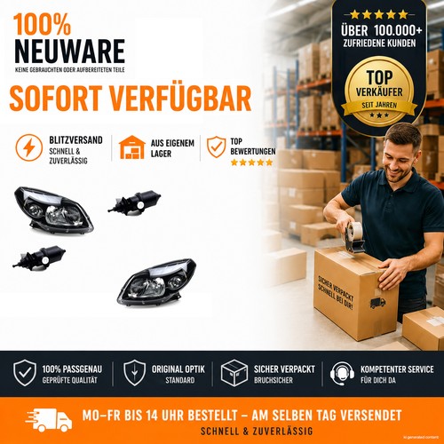 Phares kit convient - kit, dacia